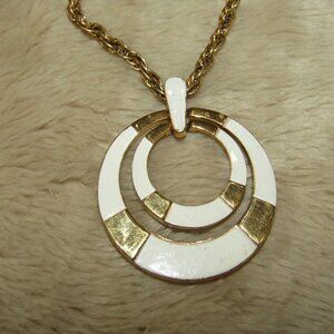 Vintage Crown Trifari Door Knocker Necklace